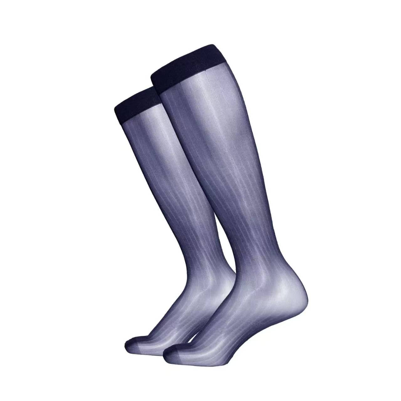 Elertra Ultra-Sheer Glossy Knee-High Dress Socks Gift Set