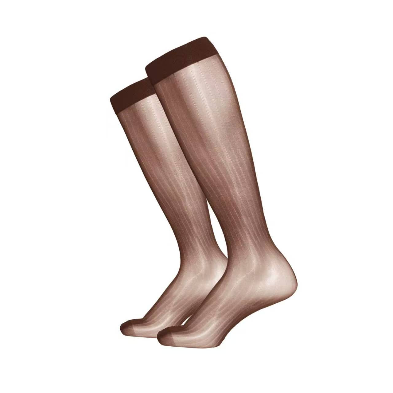 Elertra Ultra-Sheer Glossy Knee-High Dress Socks Gift Set