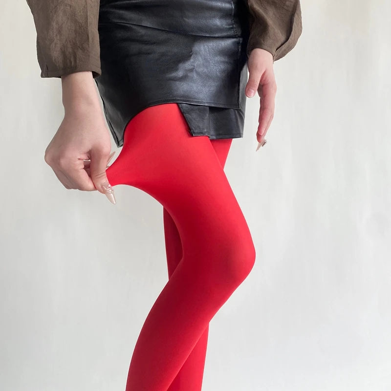 27 Colors Woman Solid Pantyhose Feminine Velvet Slim Tights 2025 Spring Girls Women Basic Leggings Stockings Sexy Mujer Bottom