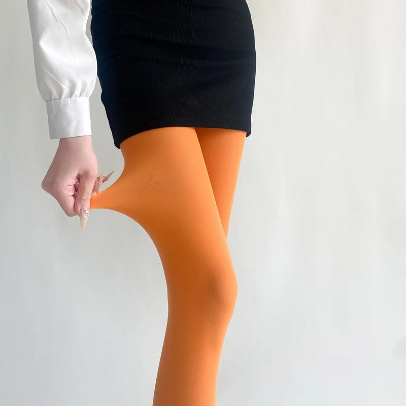 27 Colors Woman Solid Pantyhose Feminine Velvet Slim Tights 2025 Spring Girls Women Basic Leggings Stockings Sexy Mujer Bottom