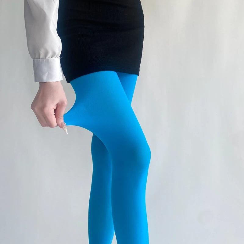 27 Colors Woman Solid Pantyhose Feminine Velvet Slim Tights 2025 Spring Girls Women Basic Leggings Stockings Sexy Mujer Bottom