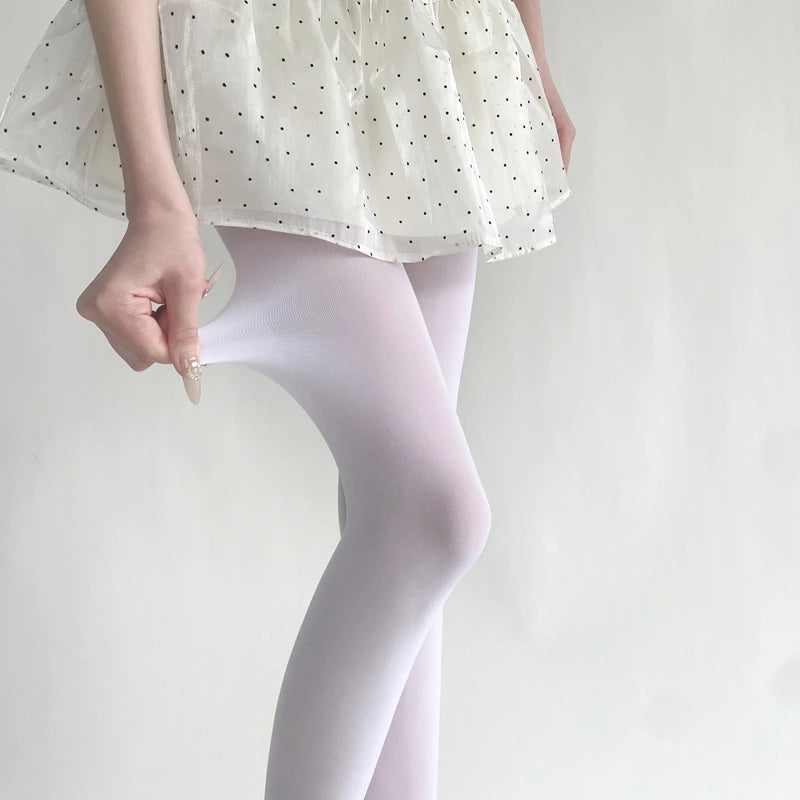 27 Colors Woman Solid Pantyhose Feminine Velvet Slim Tights 2025 Spring Girls Women Basic Leggings Stockings Sexy Mujer Bottom