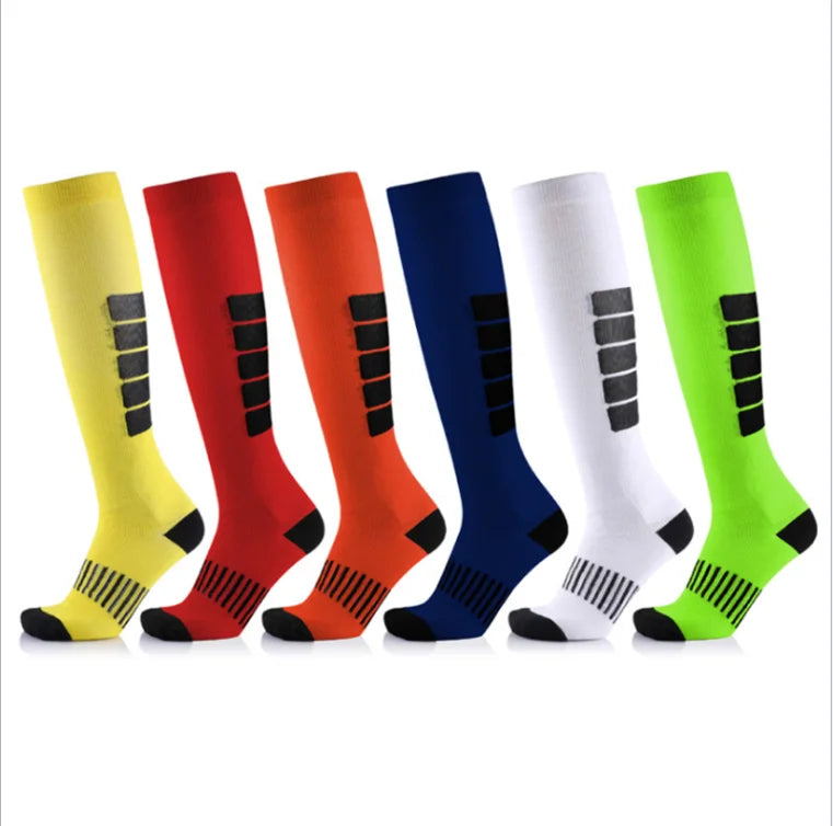 3/5/6 Double Compression Socks Men Women Medical Varicose Swelling Pregnancy Sports Socks Outdoor Exercise Running Golf Hiking