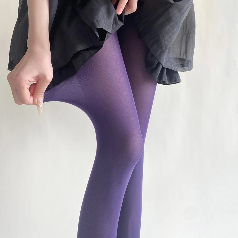 27 Colors Woman Solid Pantyhose Feminine Velvet Slim Tights 2025 Spring Girls Women Basic Leggings Stockings Sexy Mujer Bottom