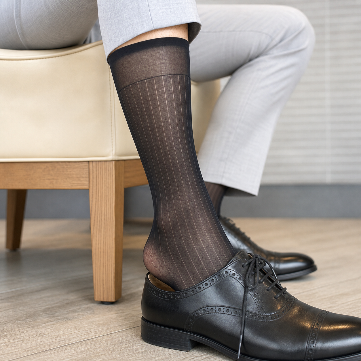 Elertra Technical Ultra-Sheer Dress Socks
