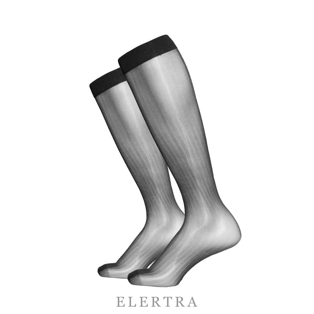 Elertra ultra-sheer knee-high dress socks SKU product image